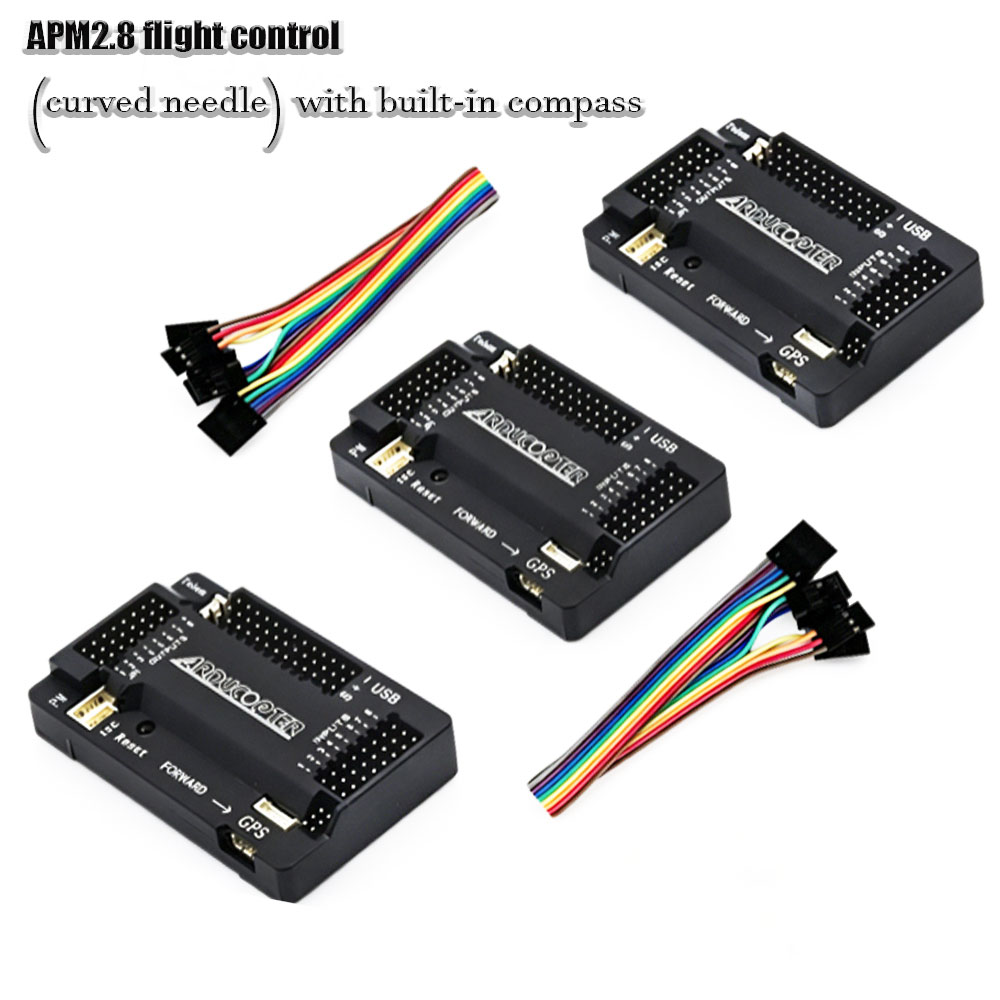Rc Helicopter Remote Control - APM 2.8 บอร์ดควบคุมการบิน โมดูลเข็มทิศในตัวสำหรับโดรนมัลติโรเตอร์ RC FPV