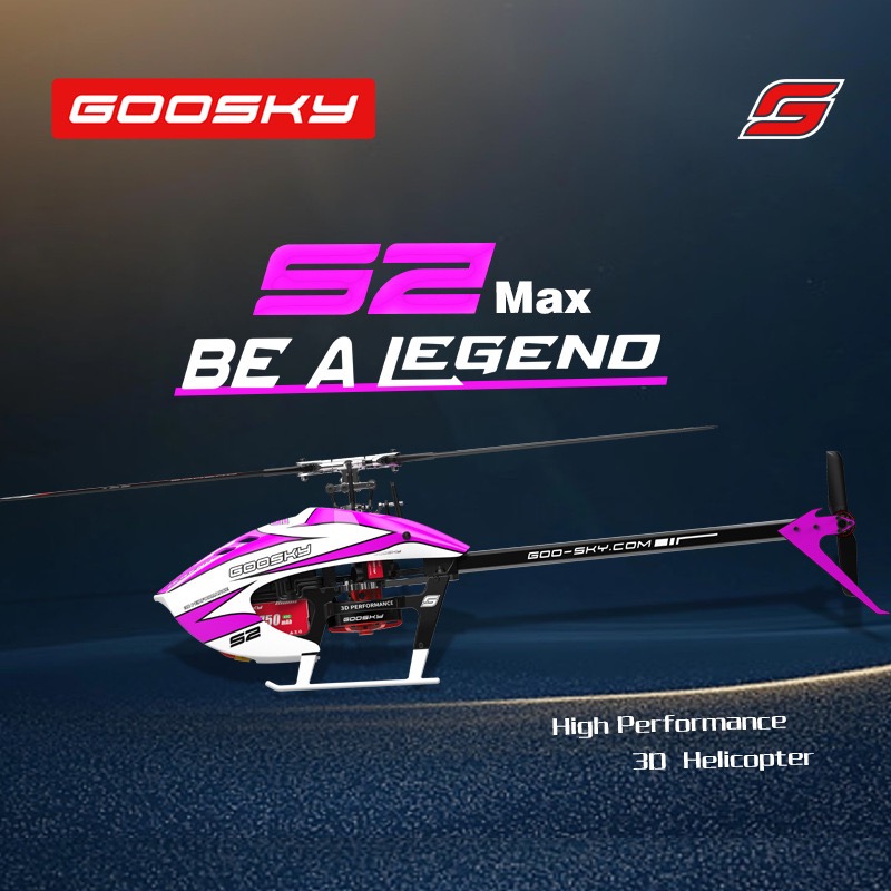 Rc Helicopter Case - เฮลิคอปเตอร์บังคับวิทยุ GOOSKY S2 Max รุ่นเครื่องบินจำลอง พร้อมระบบ