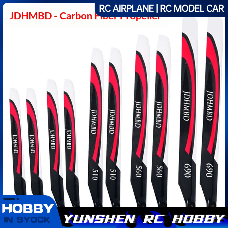 Rc Helicopter Remote Control - ใบพัดหลักเฮลิคอปเตอร์ Jdhmbd Rc ขนาด 360/380/420/510/560/690 มม.