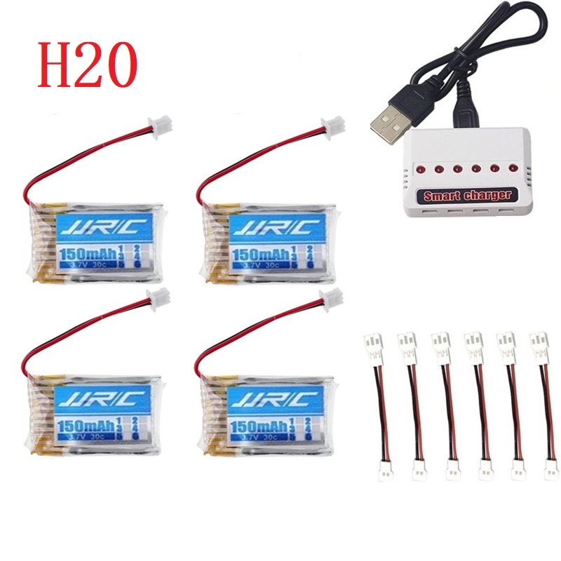 แบตเตอรี่แท้ JJRC H20 3.7V 150 - Rc Helicopter Charger บทวิจารณ์และราคา