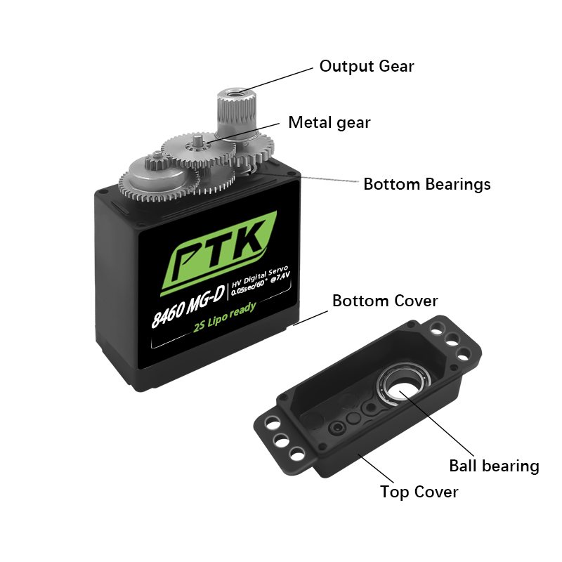 PTK 8460 MG-D9g เซอร์โวดิจิตอล - Rc Helicopter Electric บทวิจารณ์และราคา