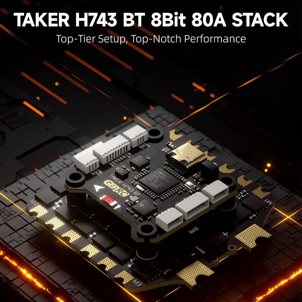GEPRC TAKER H743 BT 8Bit 80A S - Rc Helicopter Case บทวิจารณ์และราคา