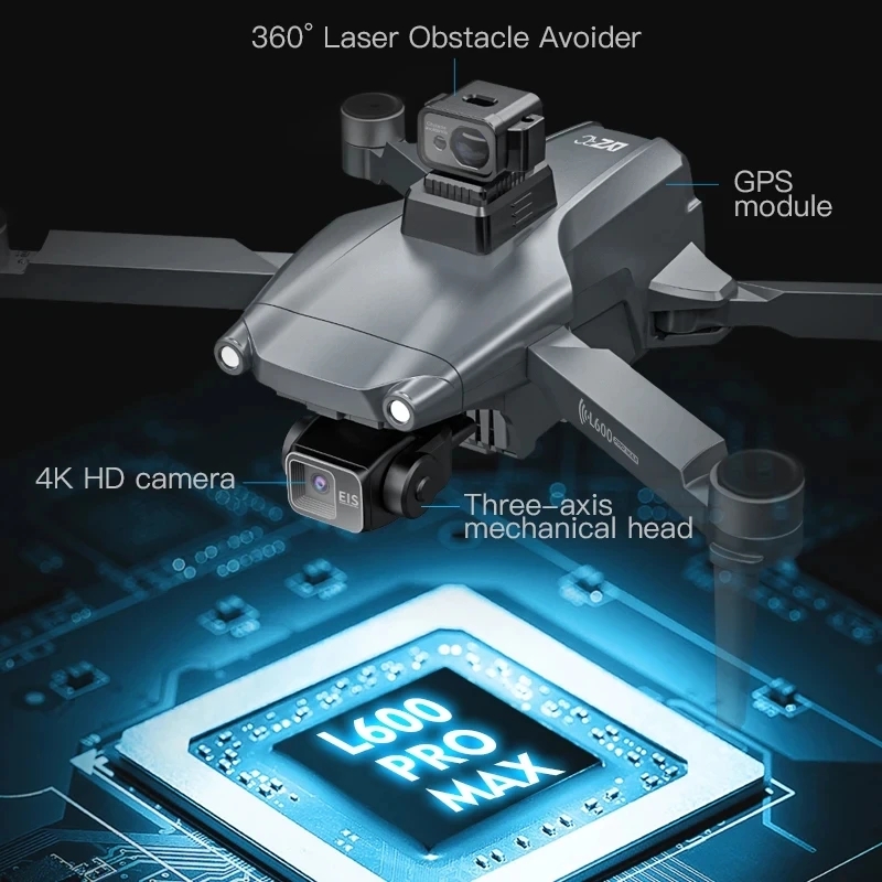 L600 PRO MAX GPS Drone Profess - Rc Helicopter Electric บทวิจารณ์และราคา