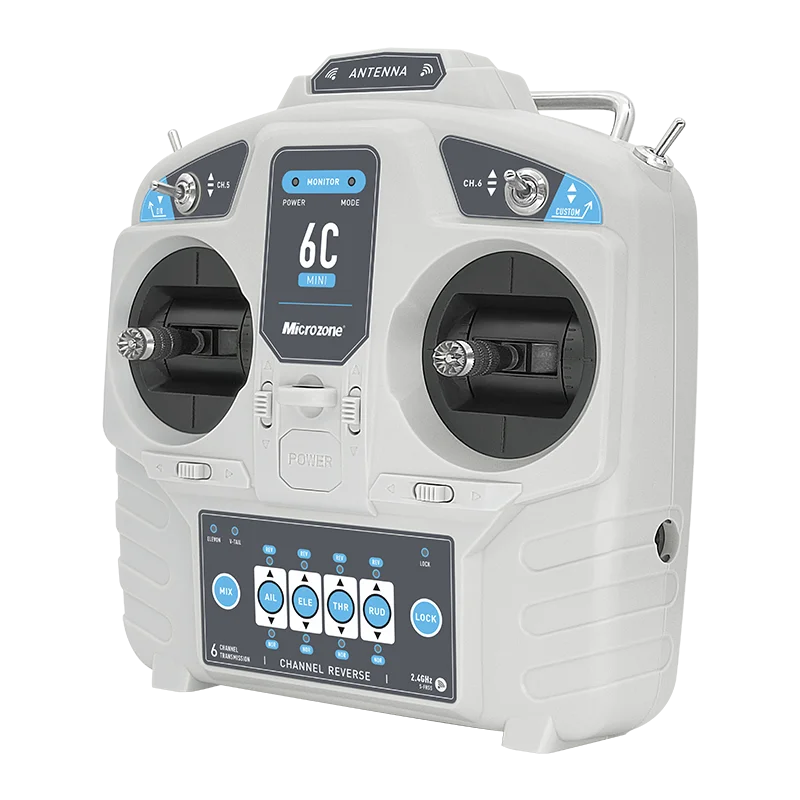 ไมโครโซน MC6C V2ขนาดเล็ก2.4G เ - Rc Helicopter Remote Control บทวิจารณ์และราคา
